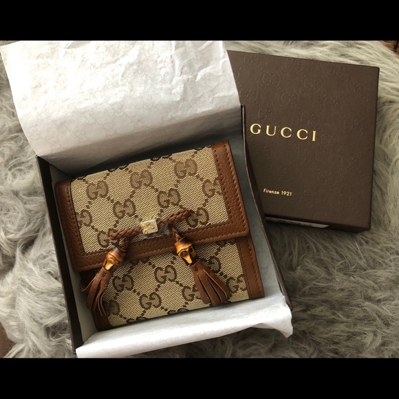 Gucci Guccissima Bella French Flap Wallet